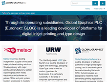 Tablet Screenshot of globalgraphics.com